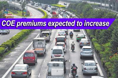 COE premiums expected to increase despite larger quota