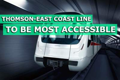 More entrances for the Thomson-East Coast Line make it the most accessible