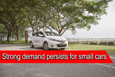 COE premiums record small changes as demand for small cars remain strong