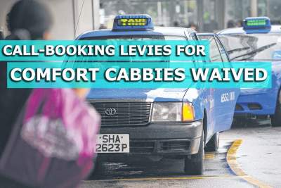 ComfortDelGro waives call-booking levies for its drivers
