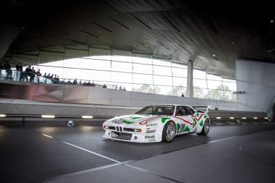 Spectacular classic race car collected at BMW Welt