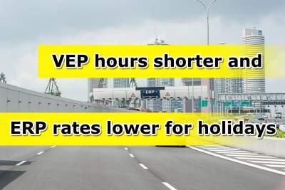 Shorter VEP hours and lower ERP rates for school holidays