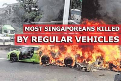 Regular vehicles are biggest killers of Singaporeans on Malaysian roads