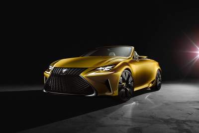 Lexus' new roadster concept slices the roof off a RC F coupe