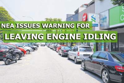 14 motorists warned by NEA for leaving engine idling