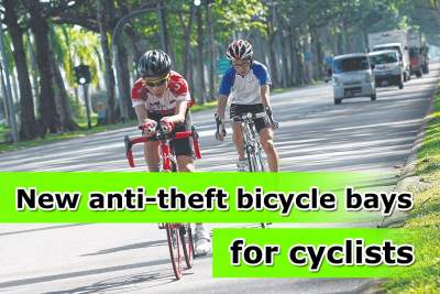 Nine anti-theft bicycle bays installed islandwide