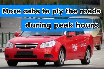 More cabs during peak hours under LTA's new rules