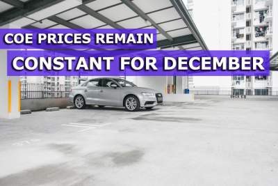 First round of COE bidding for December ends with constant results