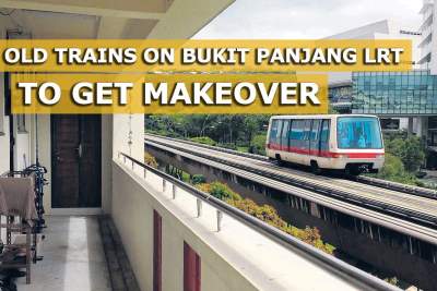SMRT considering overhaul for Bukit Panjang LRT's older trains