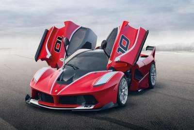 World premiere of the Ferrari FXX K in Abu Dhabi
