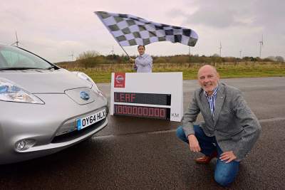 Nissan Leaf owners worldwide clock one billion kilometres mileage