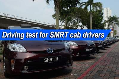 SMRT implements driving test for new cab drivers