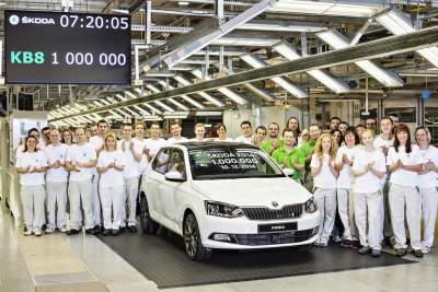 Skoda achieves new milestone with one million cars produced in a year