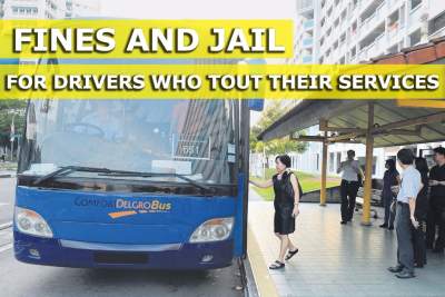 New regulations to prevent touting of bus services