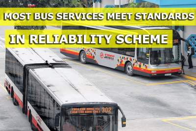 Majority of bus services meet standards in reliability scheme