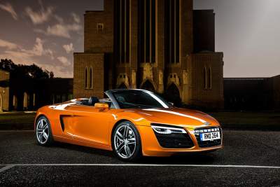Audi celebrates Christmas with light-painted photos of model range