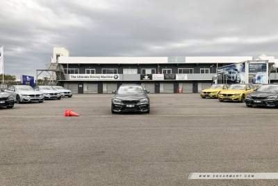 Driving hard and fast with BMW