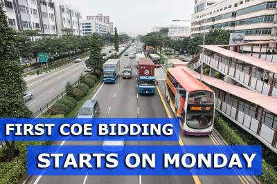 2015's first COE bidding starts on Monday