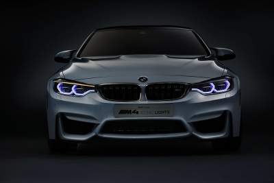 BMW introduces the M4 Concept Iconic Lights at the CES 2015