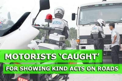 Traffic police rewards motorists for acts of courtesy