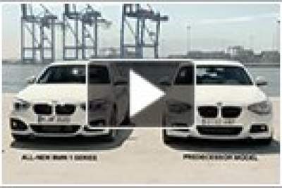 BMW shows difference between the new and current 1 Series