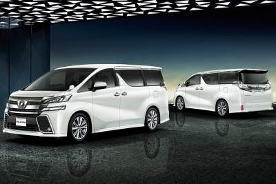 Toyota updates the Alphard and Vellfire minivans