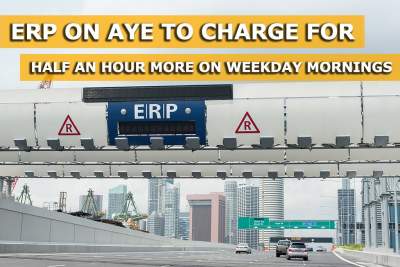 ERP at three AYE gantries to extend operations for half an hour