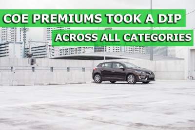 COE prices drop across all categories