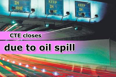 Faulty trailer causes oil spill in CTE tunnel