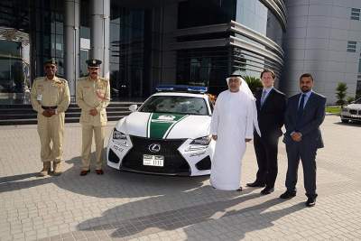 Dubai Police Department gets a new Lexus RC F