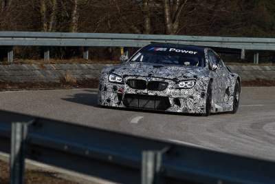 New BMW M6 GT3 rolled out on test track