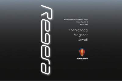Koenigsegg Regera set for Geneva debut