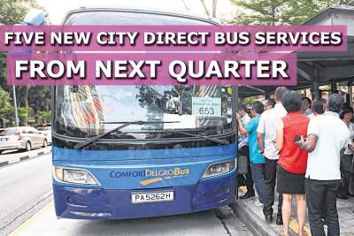 LTA calls tender for five more City Direct bus services