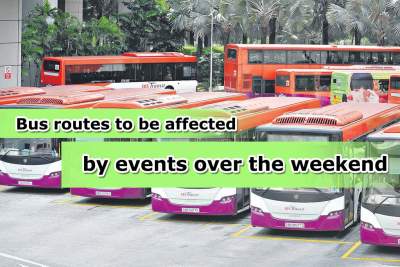 Several bus routes to be affected this weekend by events