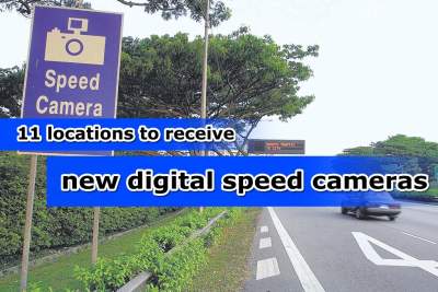 New digital speed cameras to be installed at 11 locations come March