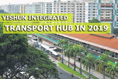 Integrated transport hub at Yishun to open in 2019