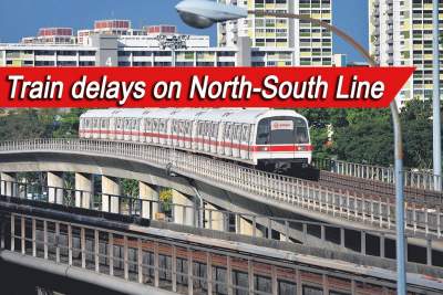 Train delays due to intrusion on North-South Line tracks
