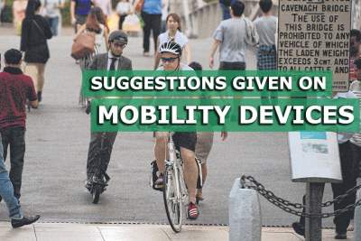 Ideas and suggestions pour in for mobility devices