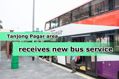 New bus service launched yesterday for Tanjong Pagar area