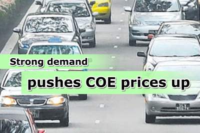 Big demand pushes COE prices upwards