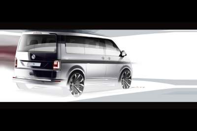 Volkswagen reveals sketch of the sixth generation Transporter