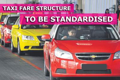 LTA to standardise fare structure for cabs, excluding flagdown rates