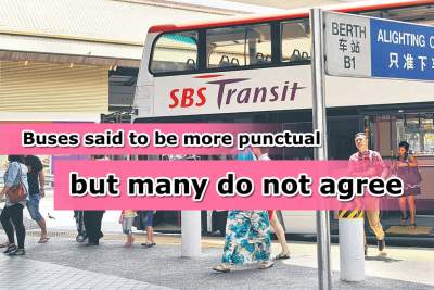 Buses are more punctual, but many do not feel it