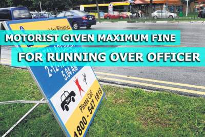 Motorist given maximum penalty for running over Certis Cisco officer