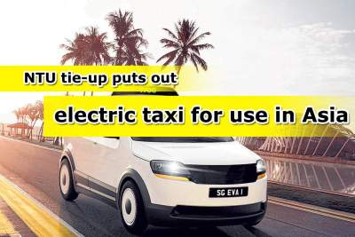 NTU tie-up introduces electric taxi for the tropics