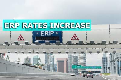 ERP rates at four gantries to increase from Monday
