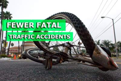 Fatalities resulting from traffic accidents decline in first quarter