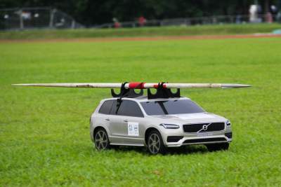 Mini XC90 used as equipment retrieval unit during SEA Games