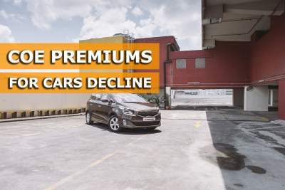 COE premiums for cars decline across all categories