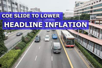 Economists expect COE slide to dampen headline inflation